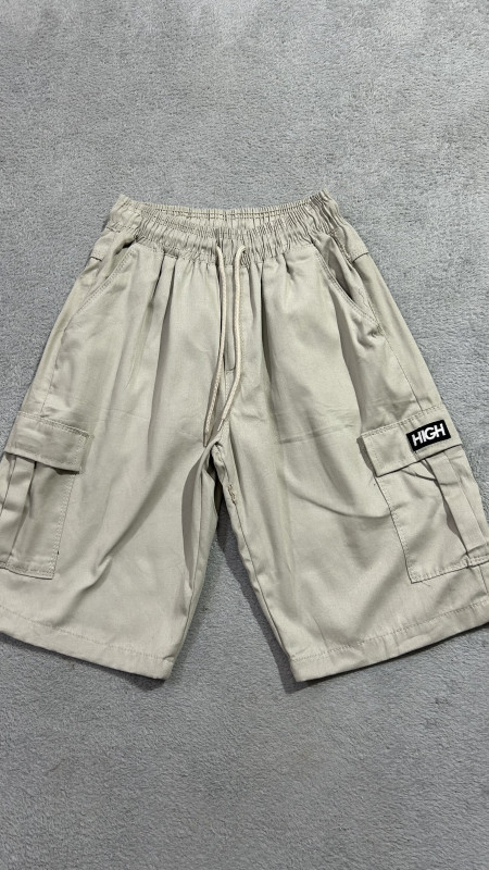 Short Cargo high Bege